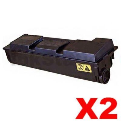 2 x Non-Genuine alternative for TK-454 Black Toner Cartridge suitable for Kyocera FS-6970, FS-6970DN - 15,000 Pages