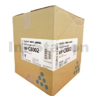 Lanier MPC6502 MPC8002 Genuine Cyan Toner Cartridge 841807