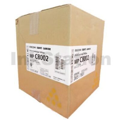 Lanier MPC6502 MPC8002 Genuine Yellow Toner Cartridge 841805