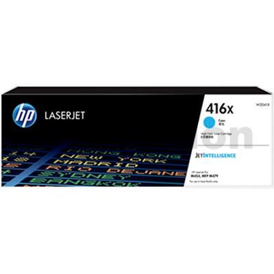 HP 416X W2041X Genuine Cyan High Yield Toner Cartridge - 6,000 pages