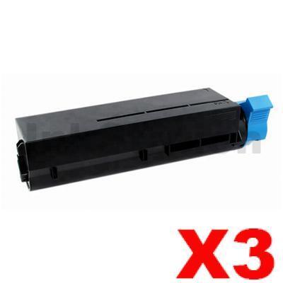 3 x OKI B411/431/MB471/479 Compatible Black Toner Cart (44574703) - 4,000 pages