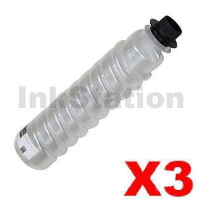 3 x Ricoh Type 1270D Compatible Black Toner Cartridge 885476 - 7,000 pages