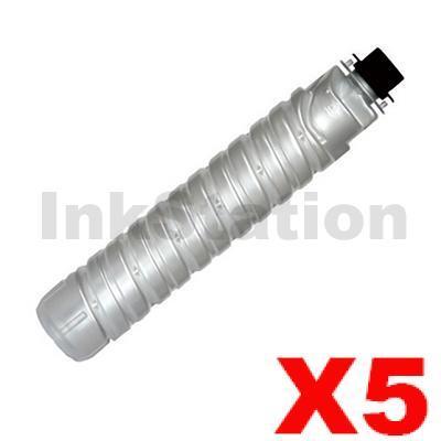 5 x Ricoh Type 1230D Compatible Black Toner Cartridge 885473 - 9,000 pages