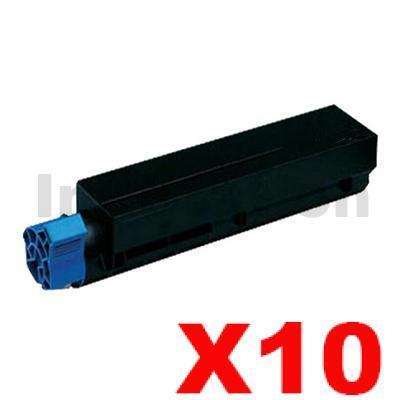 10 x OKI MB451/ B401 Compatible Black High Yield Toner Cartridge (44992407) - 2,500 pages