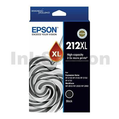 Epson 212XL Genuine Black High Yield Ink Cartridge C13T02X192