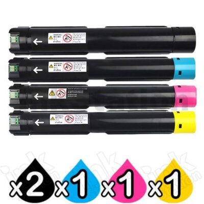 5 Pack Fuji Xerox DocuCentre SC2020 Compatible Toner Combo (CT202246 - CT202249)