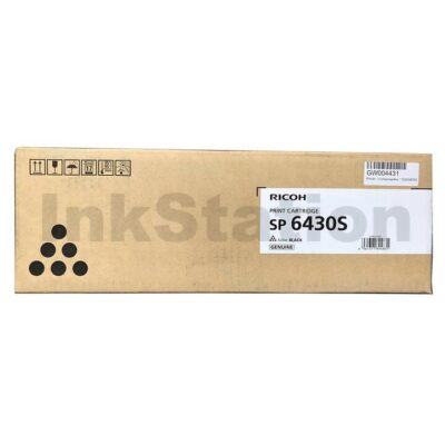 Ricoh SP-6430DN Genuine Black Toner Cartridge SP 6430S 407508 - 10,000 pages