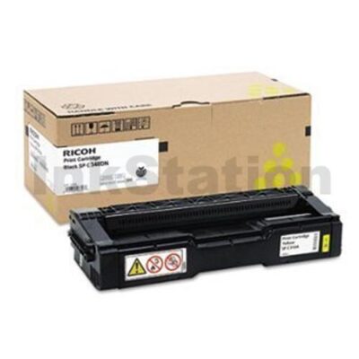 Ricoh SP-C340DN Genuine Yellow Toner Cartridge 407906 - 5,000 pages