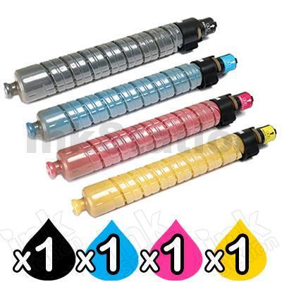 4 Pack Lanier MP-C305 MP-C305SPF Compatible Toner Cartridges 841623 841611-841613 [1BK, 1C, 1M, 1Y]