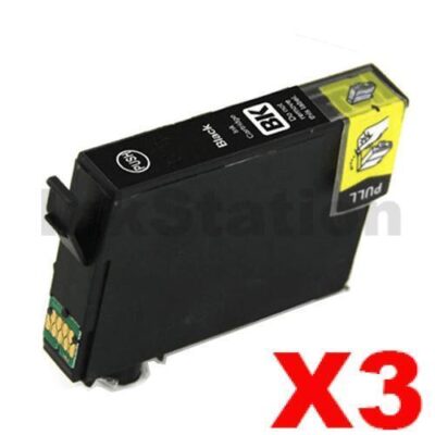 3 x Epson 212XL Compatible Black High Yield Ink Cartridge C13T02X192