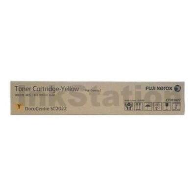 Fuji Xerox DocuCentre SC2022 Genuine Yellow Toner Cartridge CT203027 - 14,400 pages