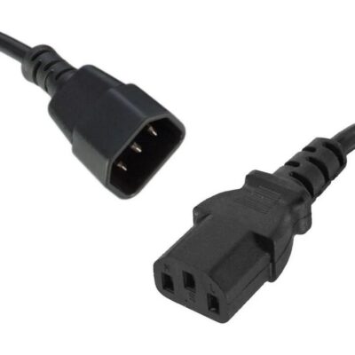 8Ware RC-3080 Power Extension Cable. IEC-C14 to IEC-C13 Male to Female. 1.8M
