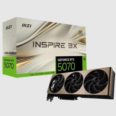 MSI GeForce RTX 5070 12G INSPIRE 3X OC Gaming Graphics Card