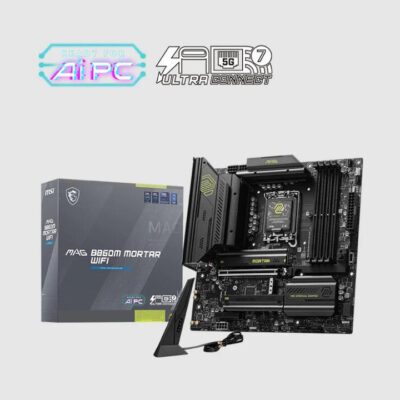 MSI MAG B860M MORTAR WIFI Intel LGA1851 M-ATX Motherboard.