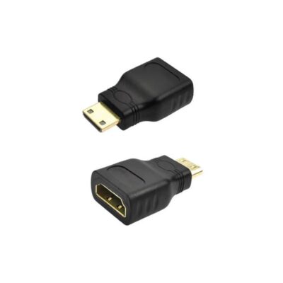 AKY Mini HDMI to HDMI Male to Female Adapter