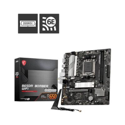 MSI B650M BOMBER WIFI AMD AM5 Micro ATX DDR5 Motherboard