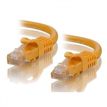 Network Cable - 0.25M RJ45M to RJ45M Cat6 Cable - Yellow