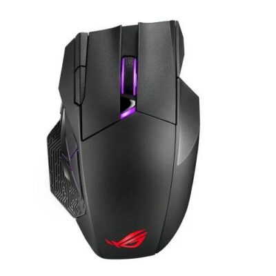 ASUS ROG SPATHA X  Gaming Mouse 19,000 dpi,Exclusive Push-Fit Switch Sockets, ROG Micro Switches, ROG Paracord and Aura Sync RGB lighting